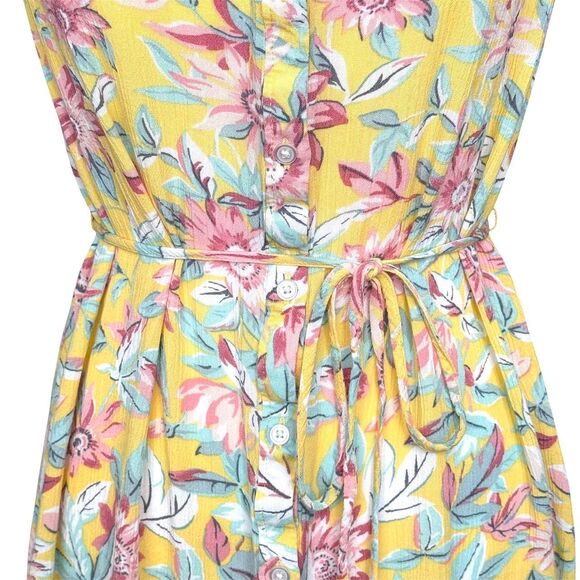 Loft Beach Yellow Floral Dress - Picture 3 of 7